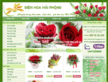 Tablet Screenshot of hoatuoihaiphong.com